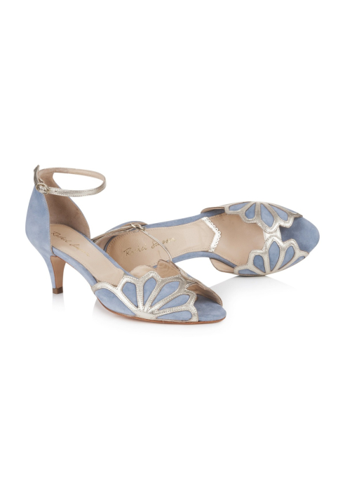 Rachel Simpson Isadora Dusky Blue Brautschuhe 