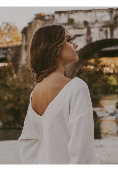 Novias Remi Pullover Elfenbein