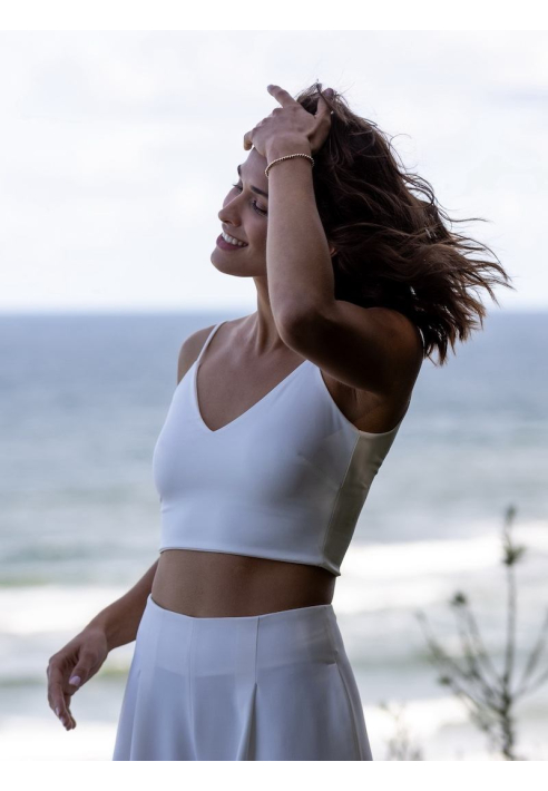 Novias Esmeralda Top Elfenbein ()