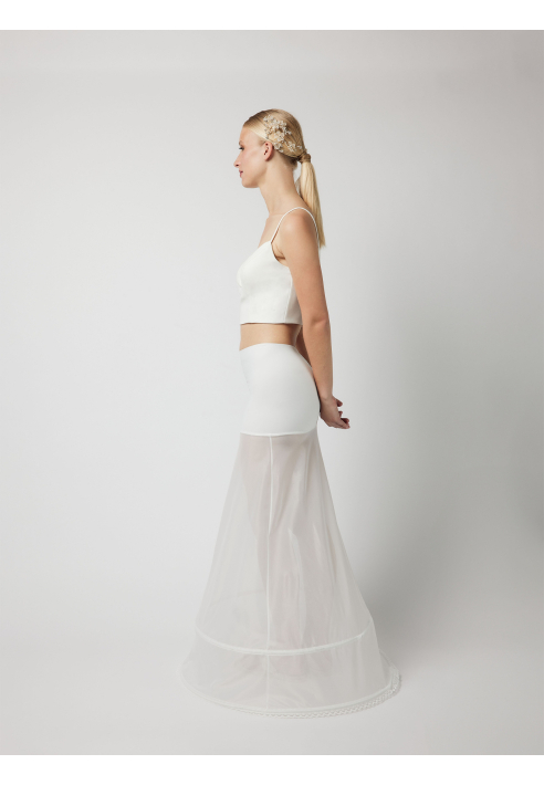 Poirier PC2-230J Reifrock A-Linie Basismodell 230 cm Ivory