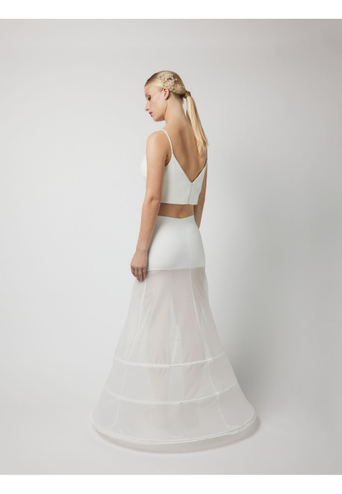 Poirier PC3-270J Reifrock A-Linie Basismodell 270 cm Ivory