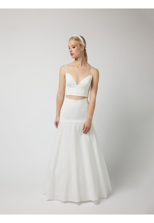 Poirier PC45-190J Reifrock A-Linie 190 cm Ivory Blush ()