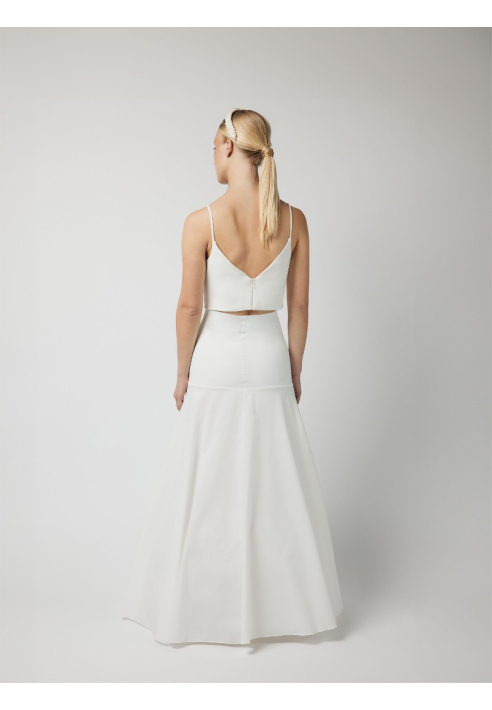 Poirier PC45-190J Reifrock A-Linie 190 cm Ivory Blush