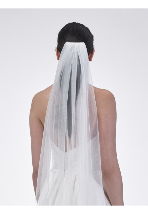 Poirier S48-120-1-Ivory Schleier - 120 cm ()