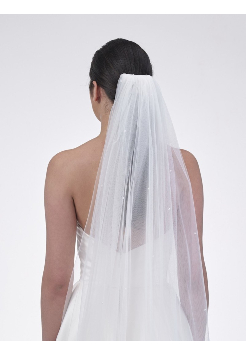 Poirier S48-210-1-Ivory Schleier - 210 cm ()