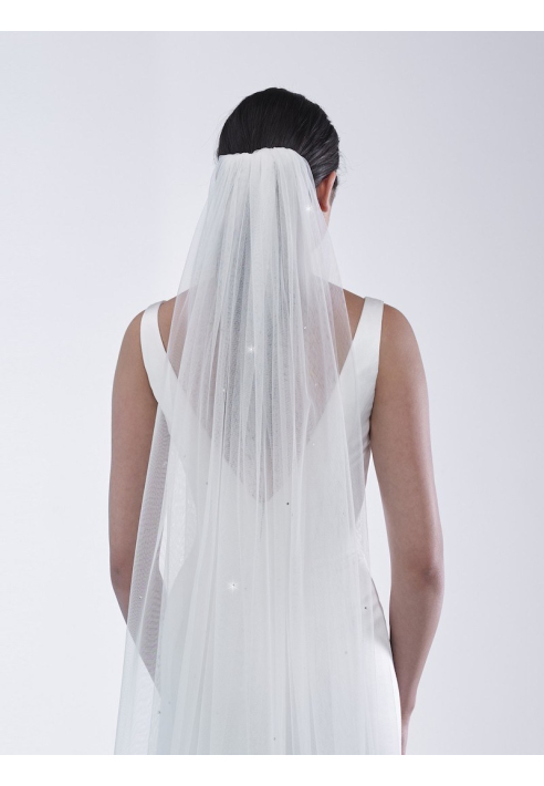 Poirier S49-210-1-Ivory Schleier - 210 cm ()