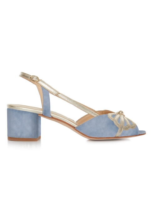 Rachel Simpson Kitty Blau Brautschuhe ()