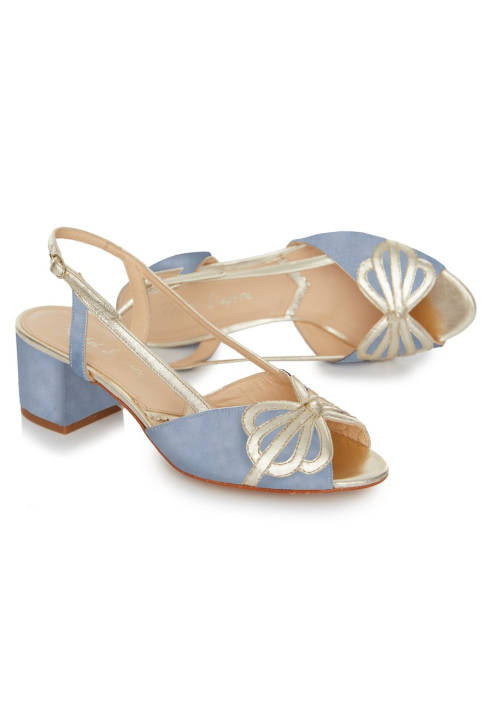 Rachel Simpson Kitty Blau Brautschuhe