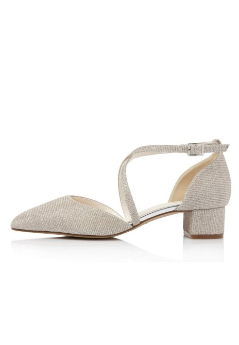 Rainbow Club Maike Brautschuhe – Champagne Metallic ()
