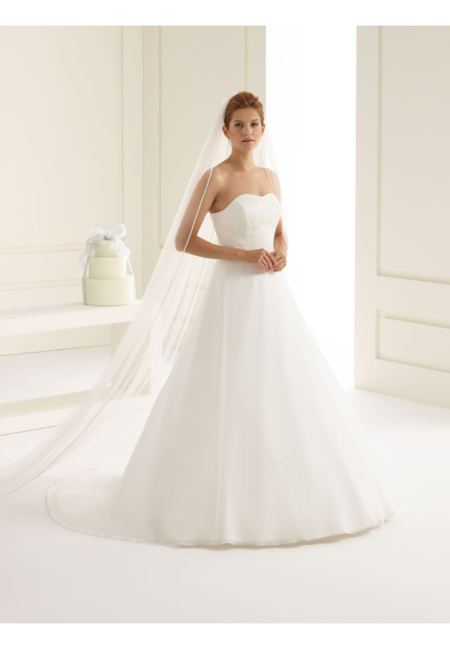 S153 Schleier - Satin Rand - 300 cm ()