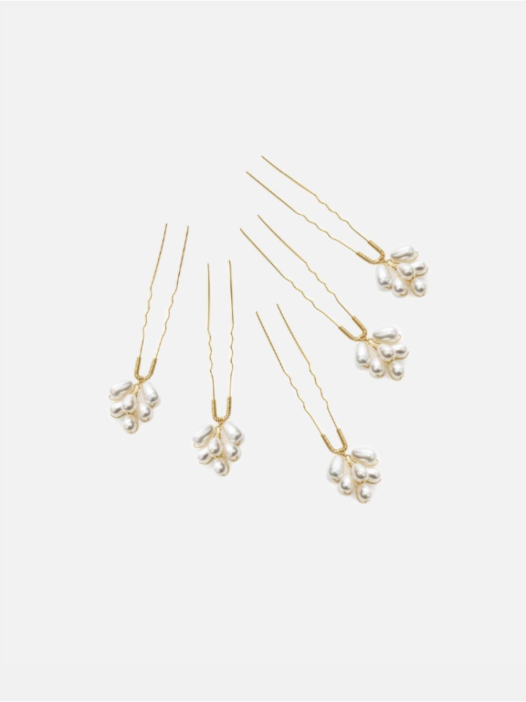 Abrazi Haarnadeln Perla Gold main product photo