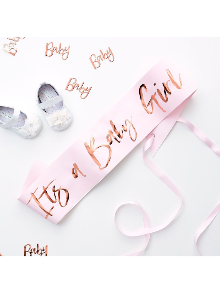 Ginger Ray TW-834 Twinkle Twinkle It's A Baby Girl Schärpe main product photo