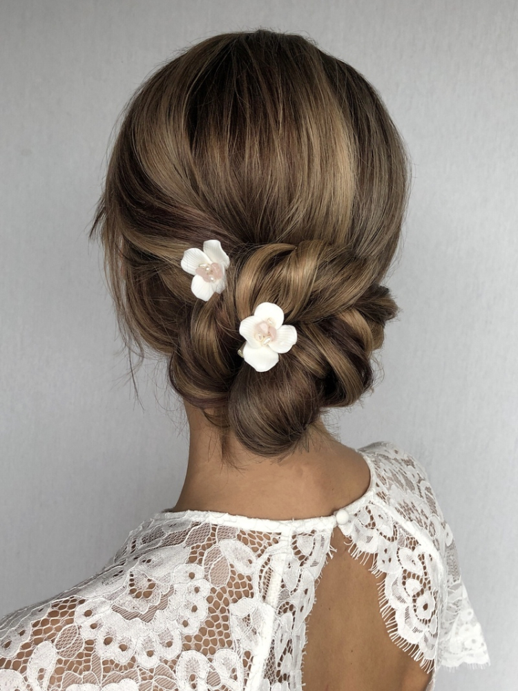 Sally Jane Bridal Fem Haarspeld Zilver main product photo