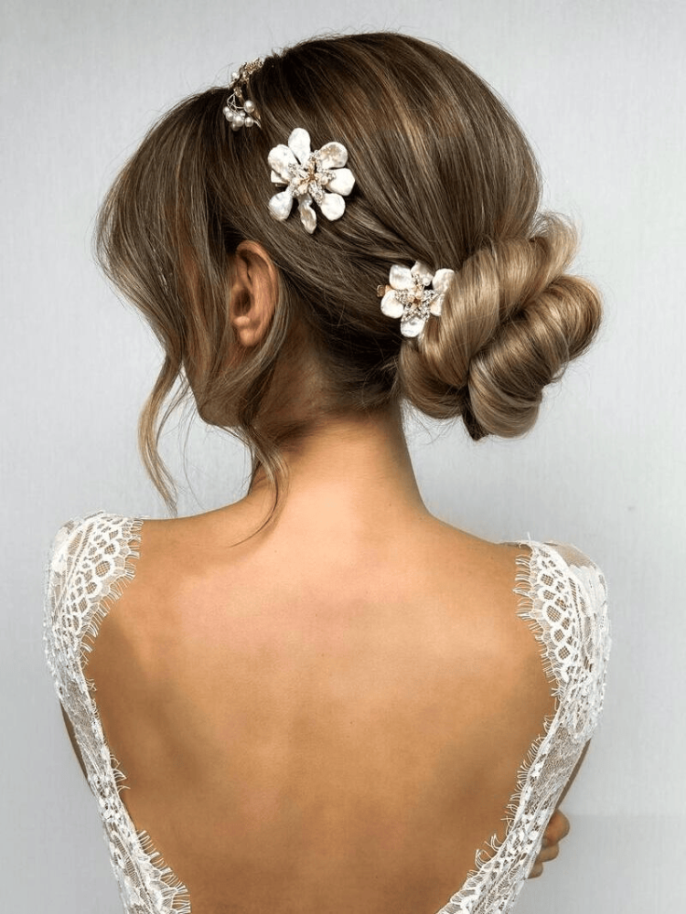 Sally Jane Bridal Lilly Haarnadel Gold main product photo