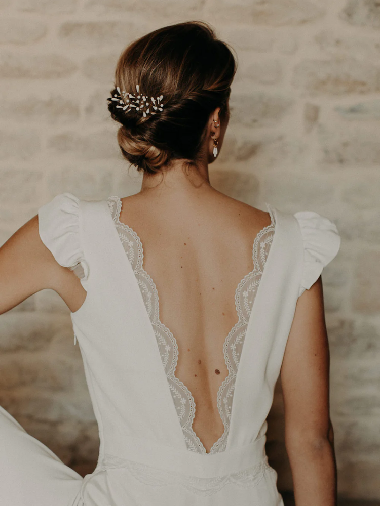 Lizeron Elise Haarnadeln Weiß main product photo