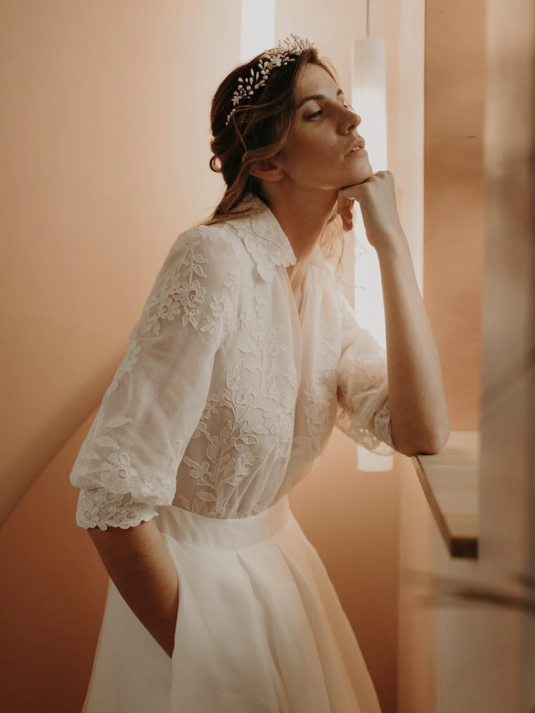 Lizeron Isabelle Tiara Weiß main product photo