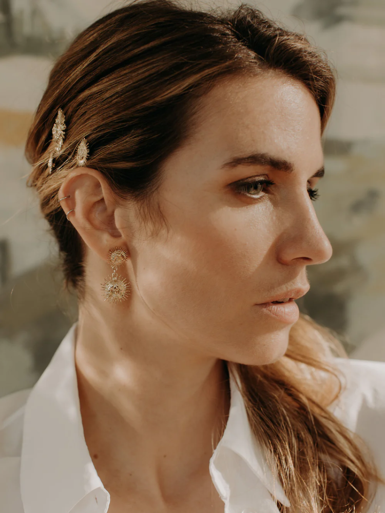 Lizeron Soleil Gouden Ohrringe main product photo