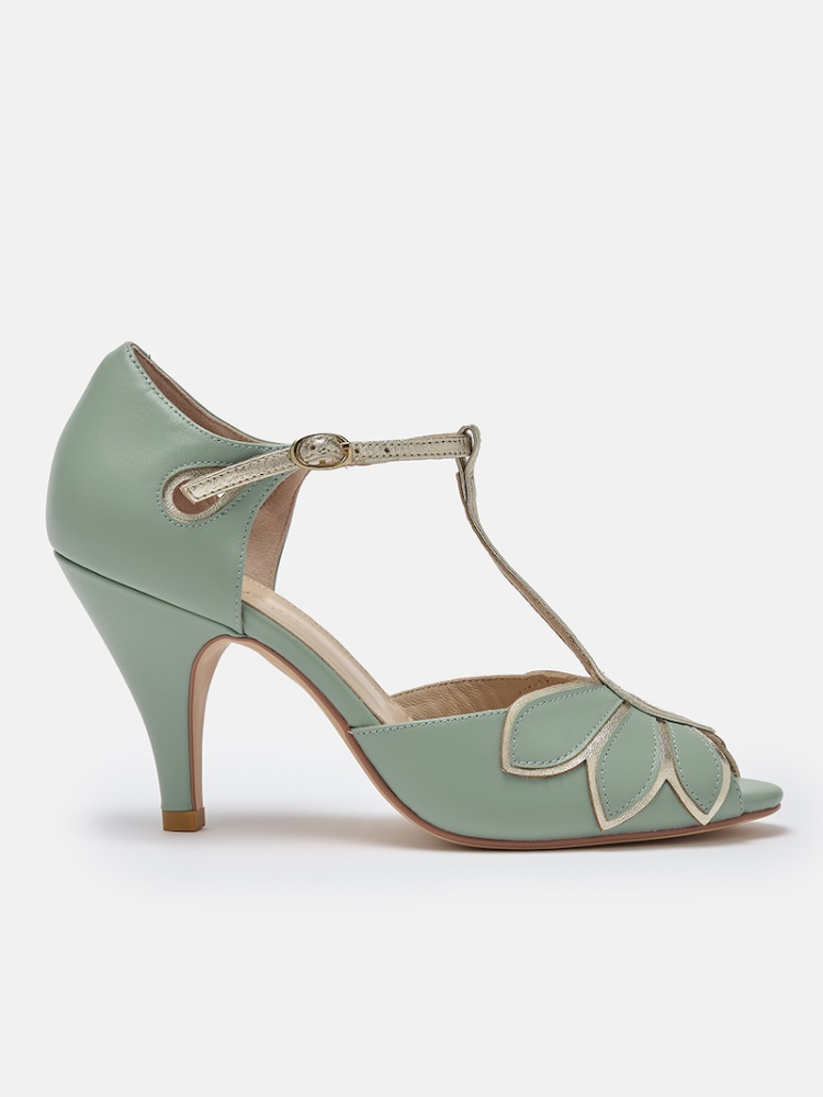 Rachel Simpson Mimosa Brautschuhe Mint main product photo