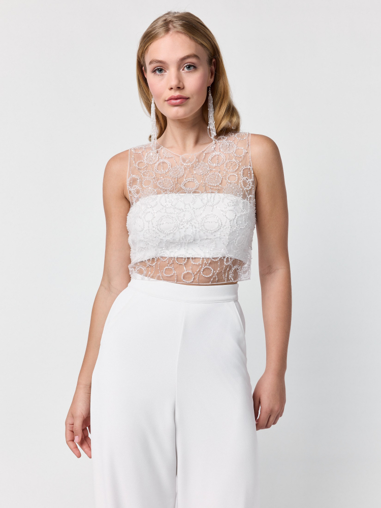 Poirier T-75425 Top | Pailletten main product photo