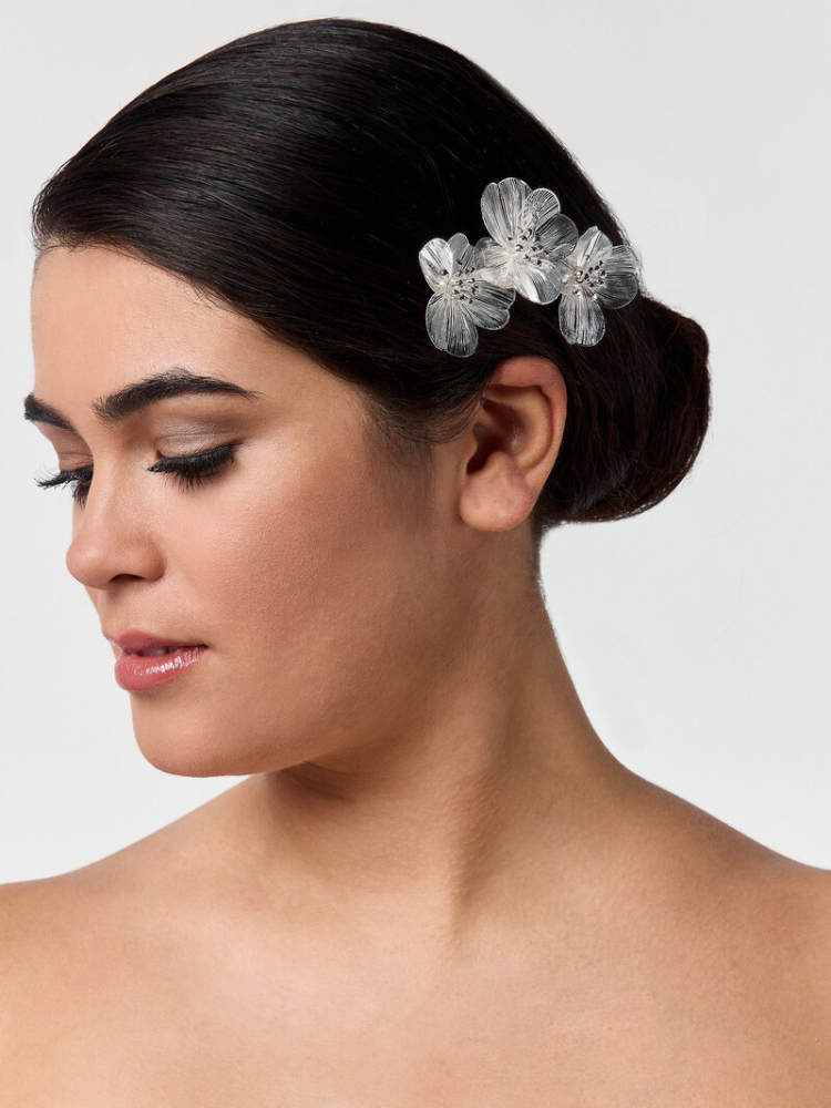 Poirier BB-75025 Haarkamm Silber main product photo