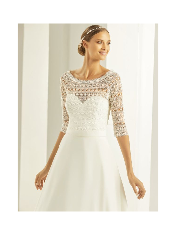 Bianco Evento E279 Bolero Spitze BOHO main product photo