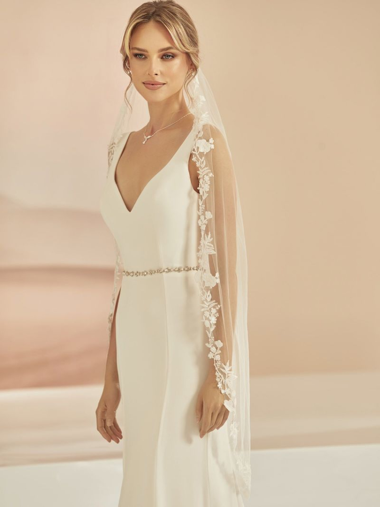 Bianco Evento S413 Schleier - 110 cm main product photo