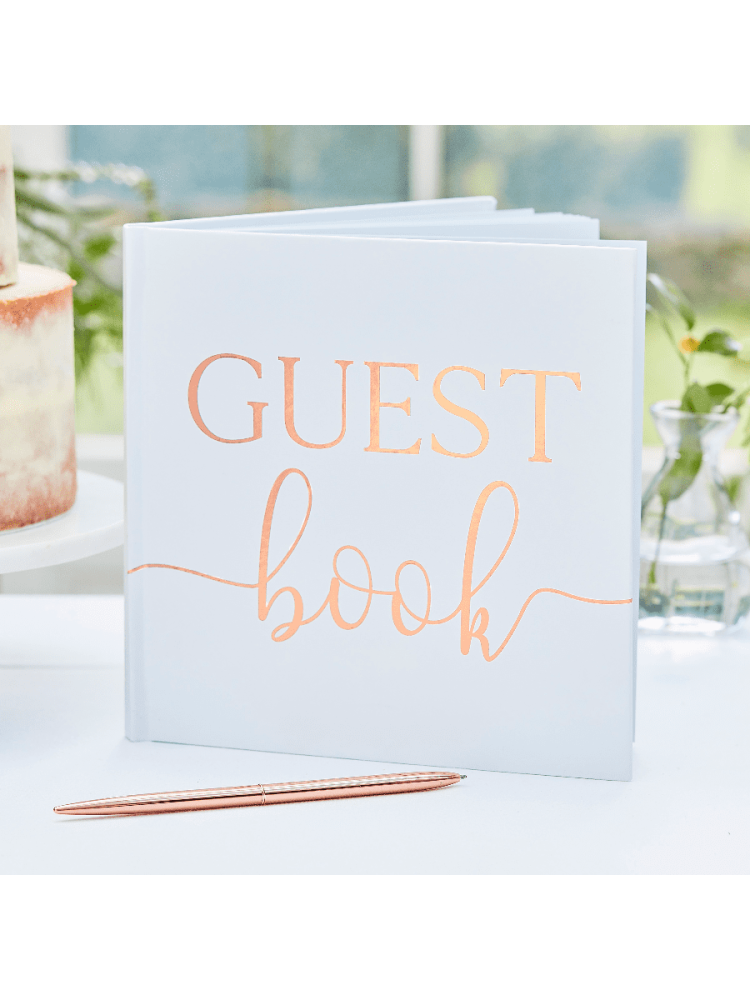 Ginger Ray BR-336 Hochzeitsgästebuch Rose Gold Foil main product photo