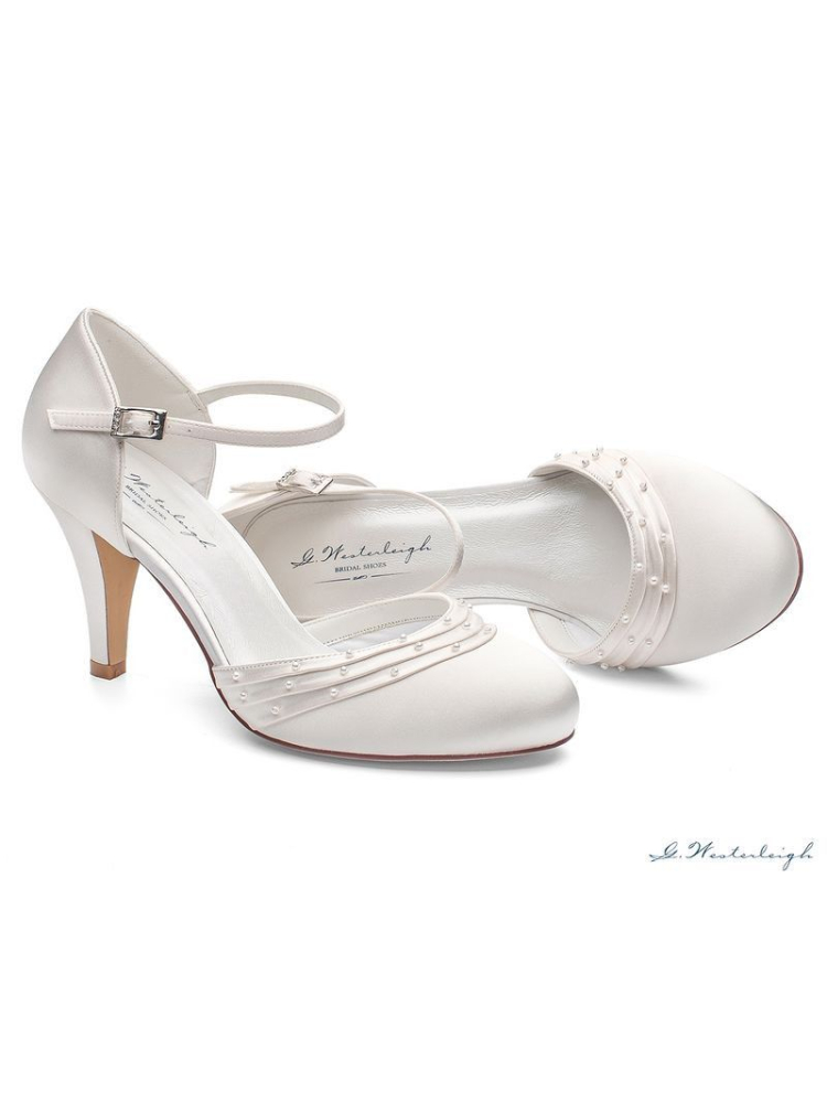 G. Westerleigh Bridalshuhe Melissa-White-38 Zweite Wahl main product photo