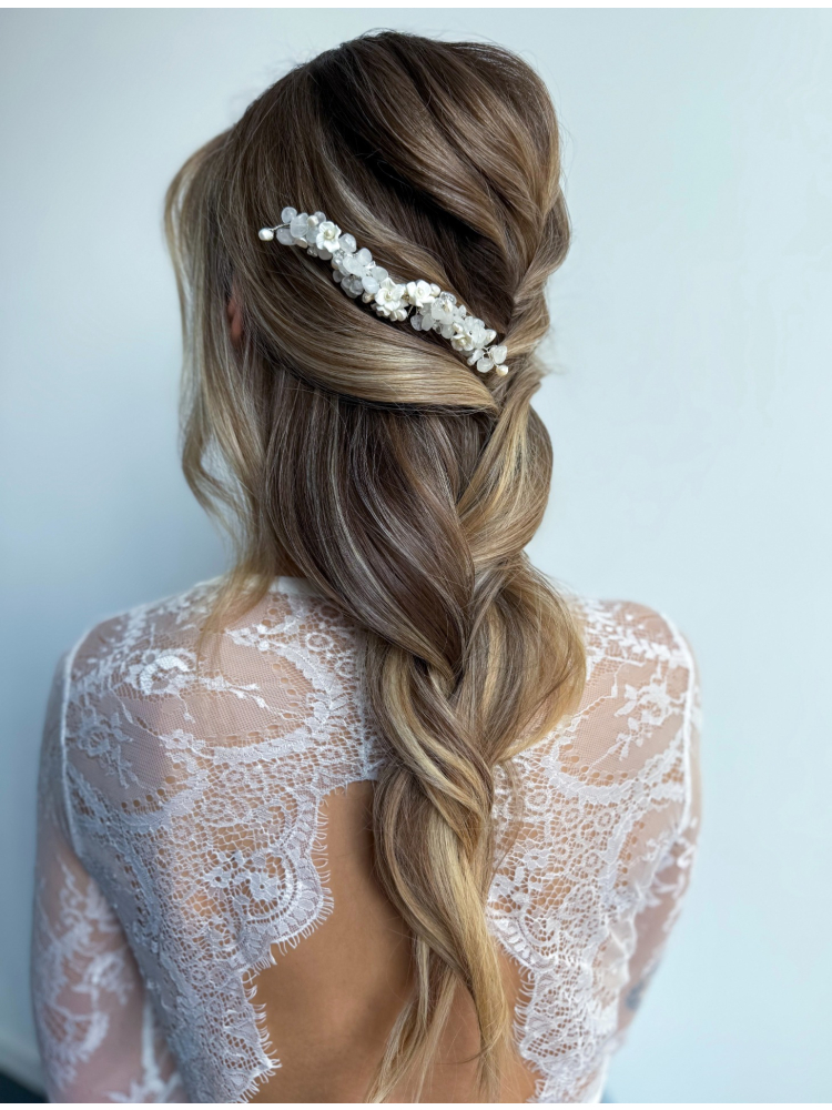 Sally Jane Bridal Celeste Haarkamm Silber main product photo