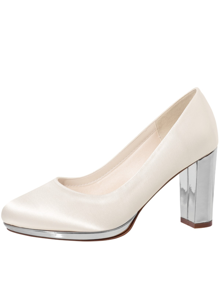 Rainbow Club Clair Silber Brautschuhe main product photo