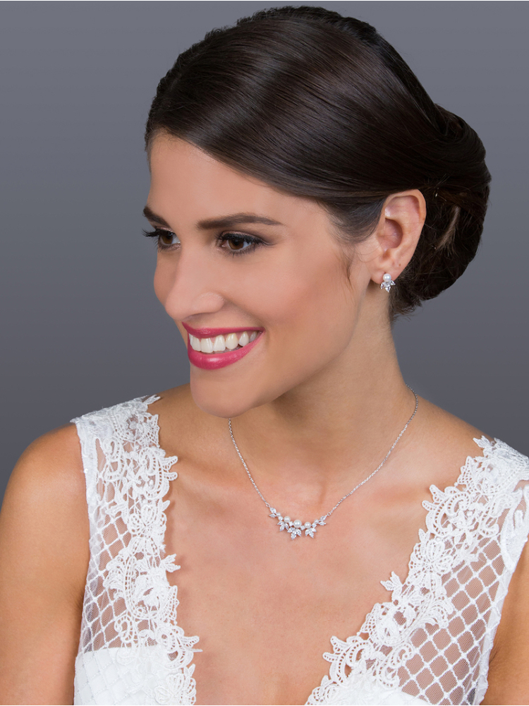 G. Westerleigh DZ0509S Brautschmuck Set Silber main product photo