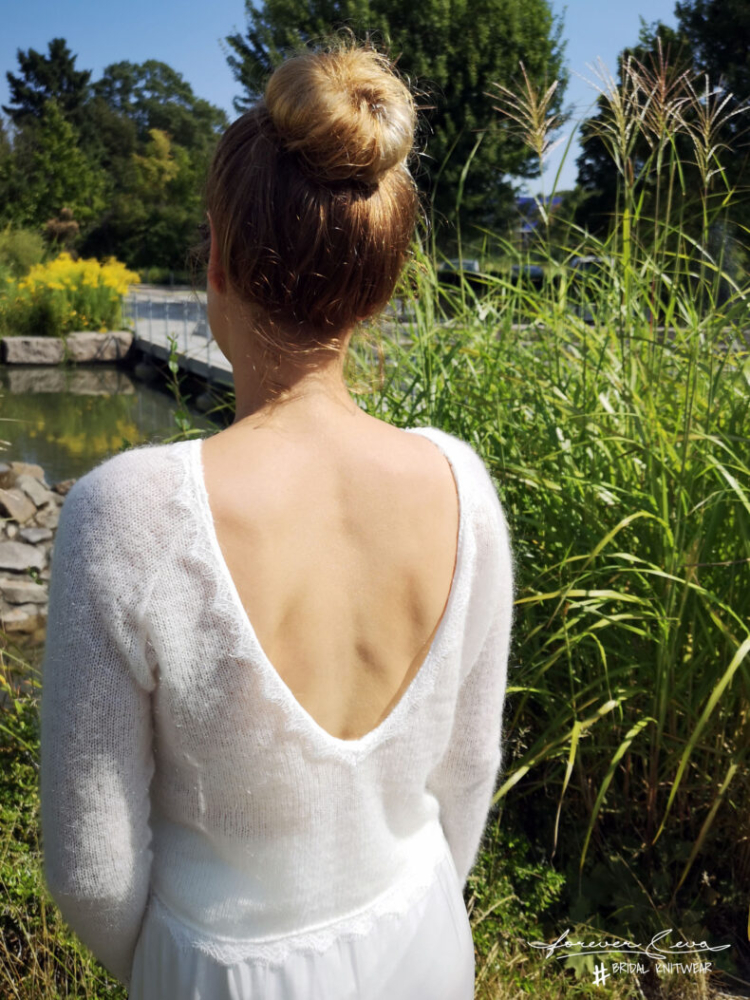 Forever & Eva Brautpullover mit Spitze P5301 main product photo