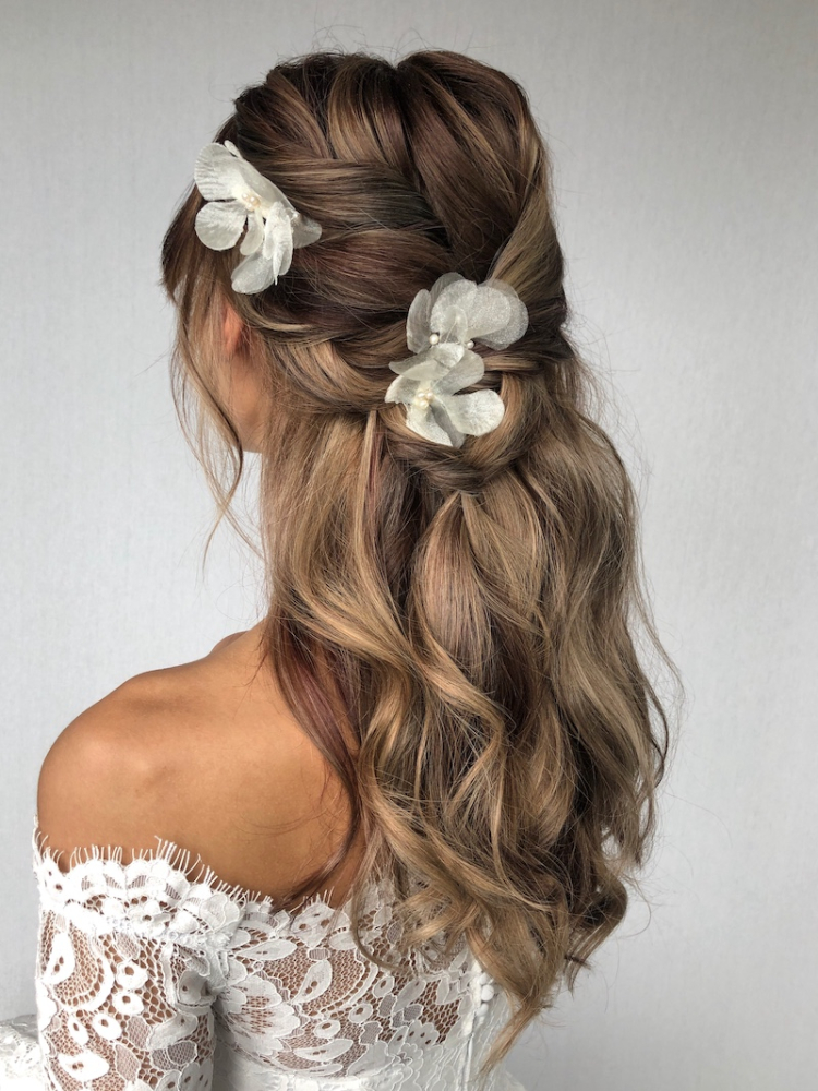 Sally Jane Bridal Florence Haarspeld Zilver main product photo