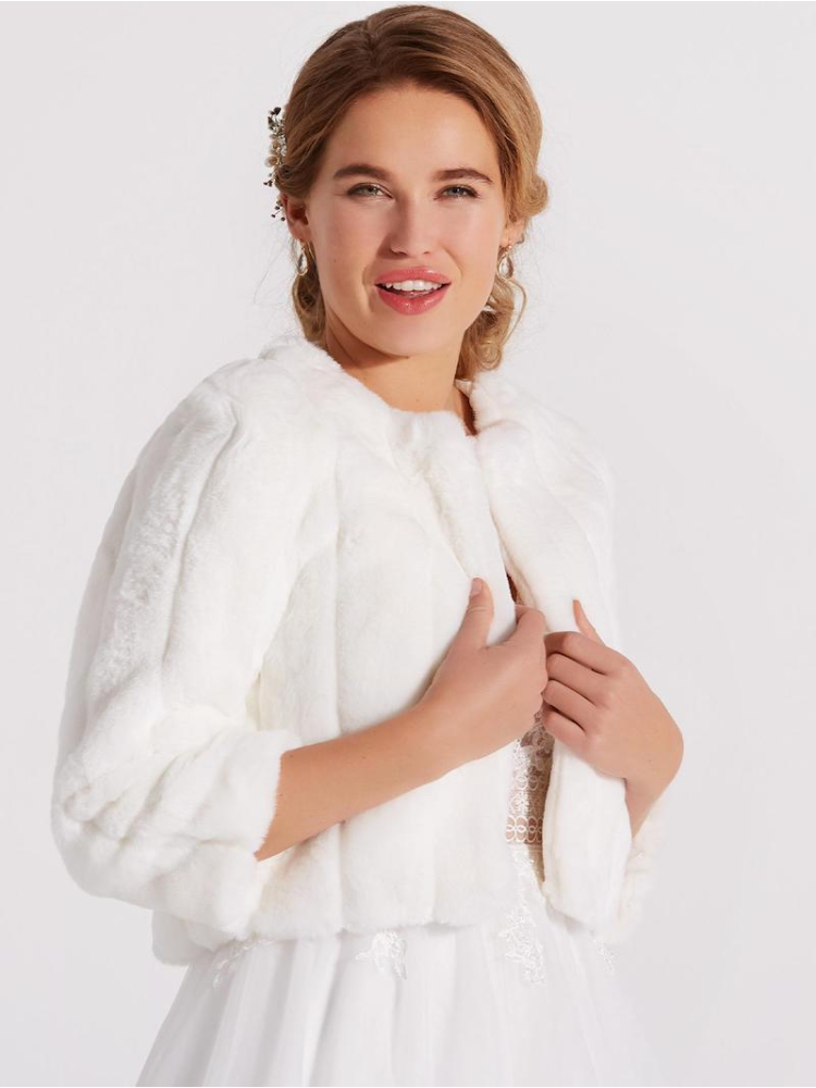 LILLY 09-3186-CR Bolero Kunstpelz main product photo