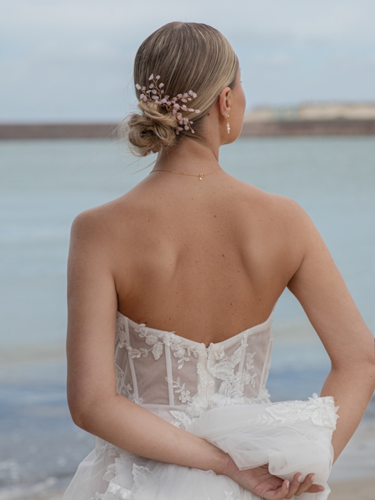 Sally Jane Bridal Lotis Haarnadeln Gold main product photo