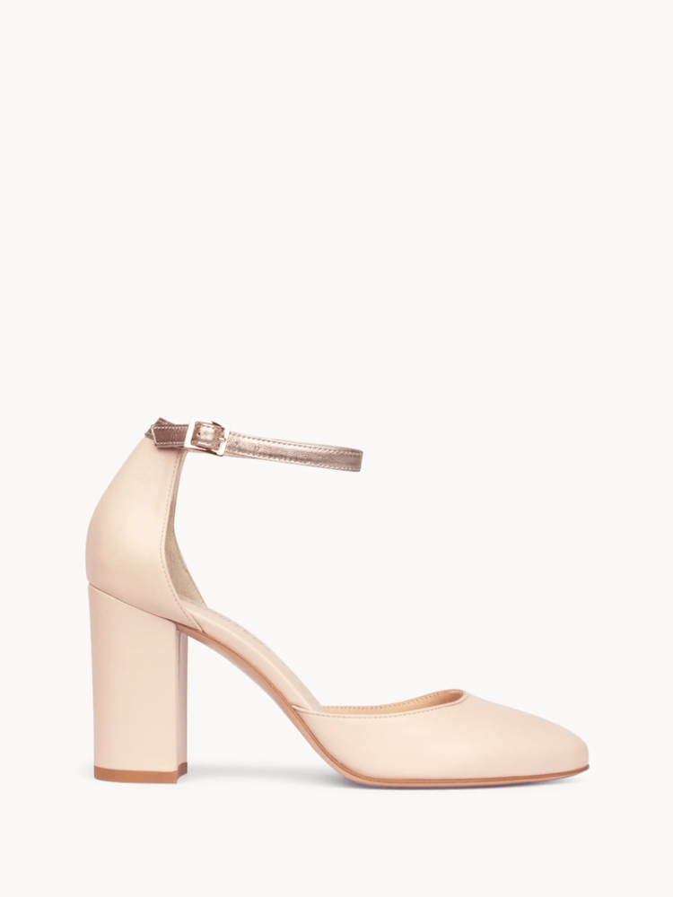 Moments by Content Amber Brautschuhe Blush Shiny Rosa main product photo