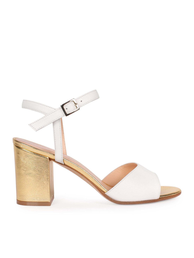 Moments by Content Aurora Brautschuhe Weiß Gold main product photo