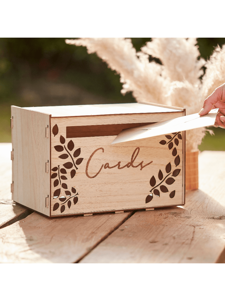 Ginger Ray PAMA-112 Hochzeitskartenbox aus Holz main product photo