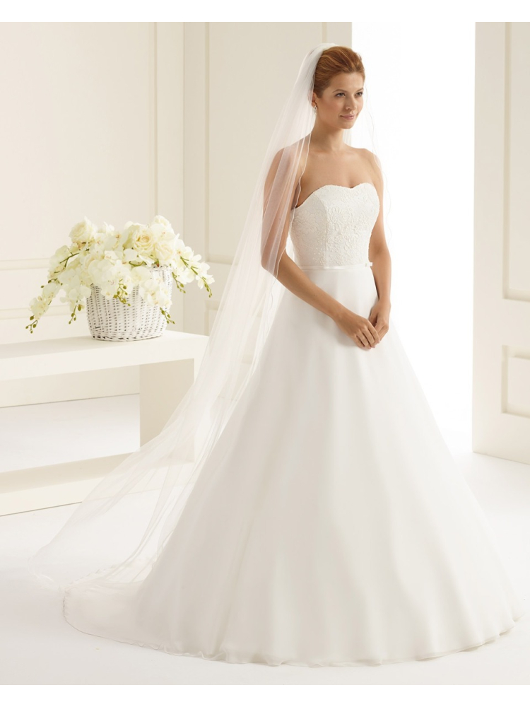 Bianco Evento S166 Ivory Schleier - 220 cm main product photo