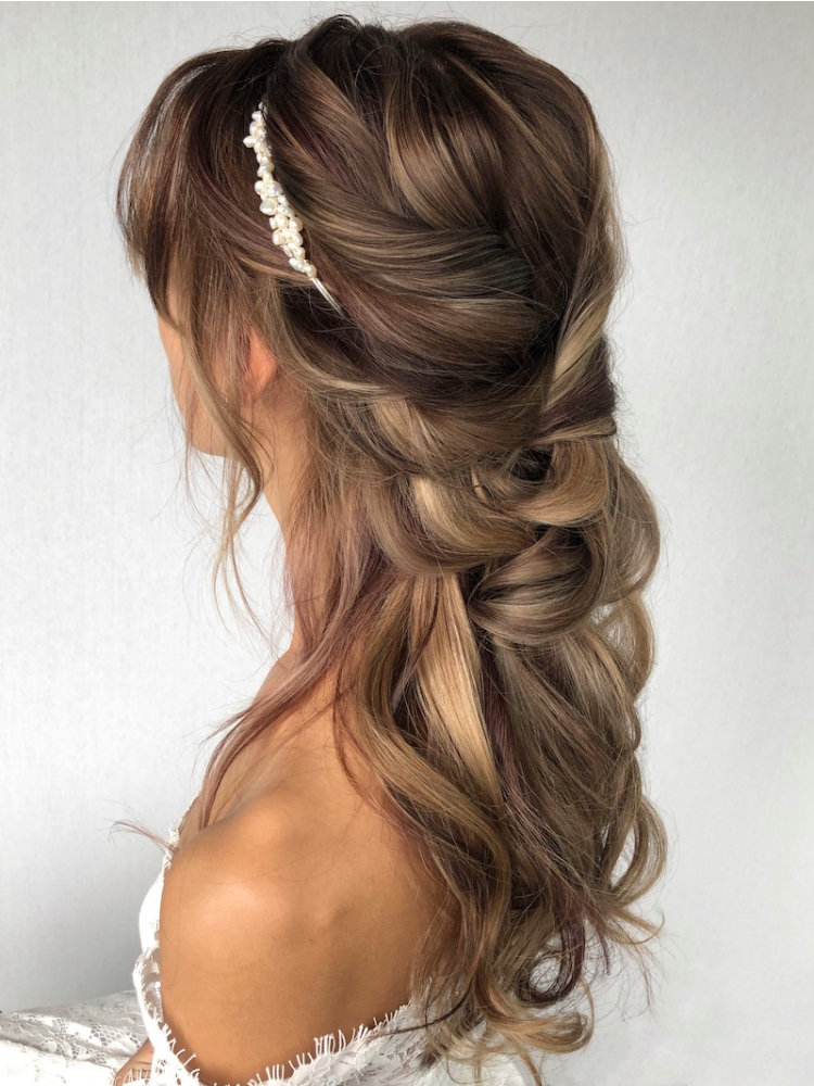 Sally Jane Bridal Sabrina Haarstreng Silber main product photo