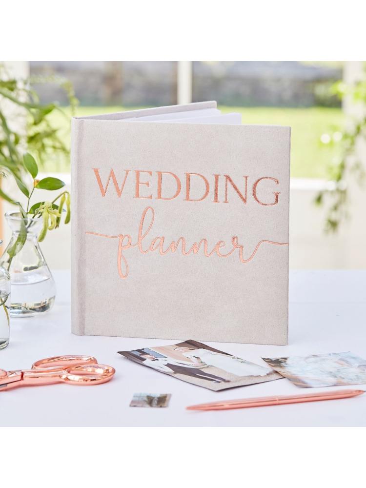 Ginger Ray BR-311 Botanical Wedding Wildleder Hochzeitsplaner main product photo