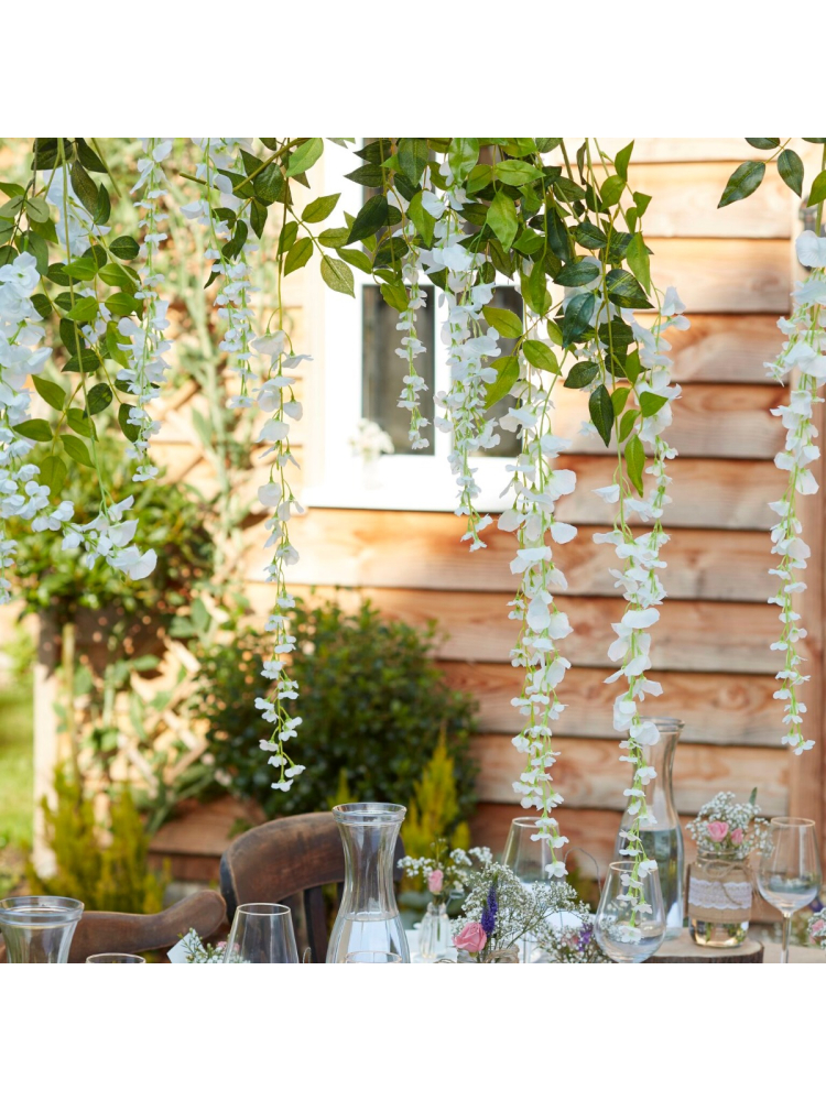 Ginger Ray CW-264 Rustic Country Glyzinien Weiß main product photo