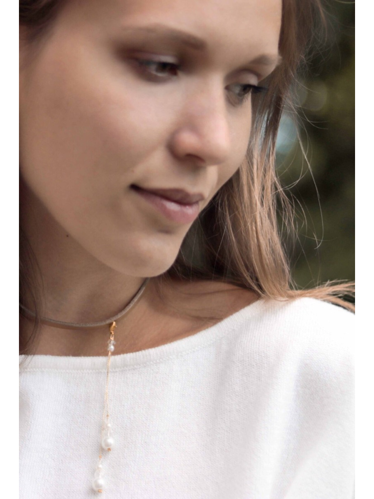 Forever & Eva K101 Lederhalskette main product photo