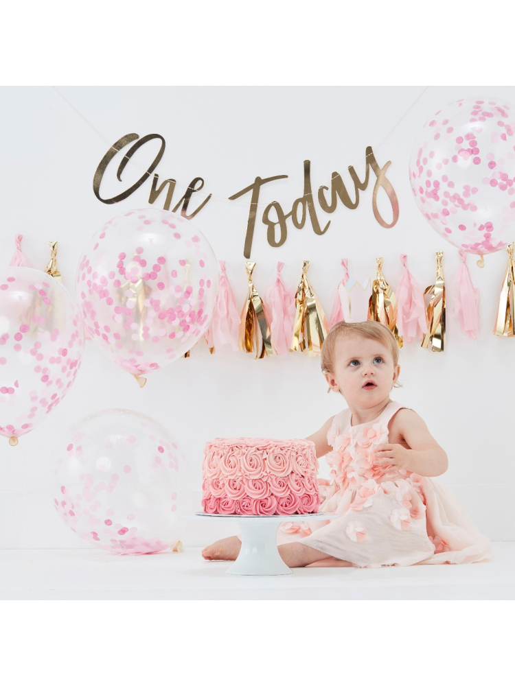 Ginger Ray PM-421 Pick & Mix Pastel Pink Cake Smash Kit main product photo