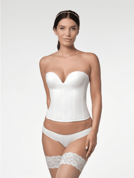 Poirier 18-300 Korsett Seamless Ivory main product photo