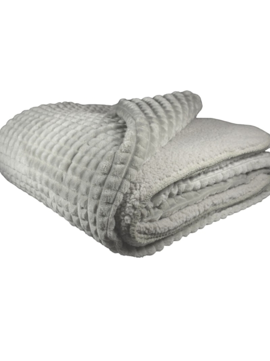 Leeff 18456 Plaid Puk Hellgrau main product photo