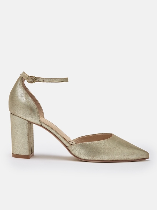 Rachel Simpson Sienna Brautschuhe Gold main product photo