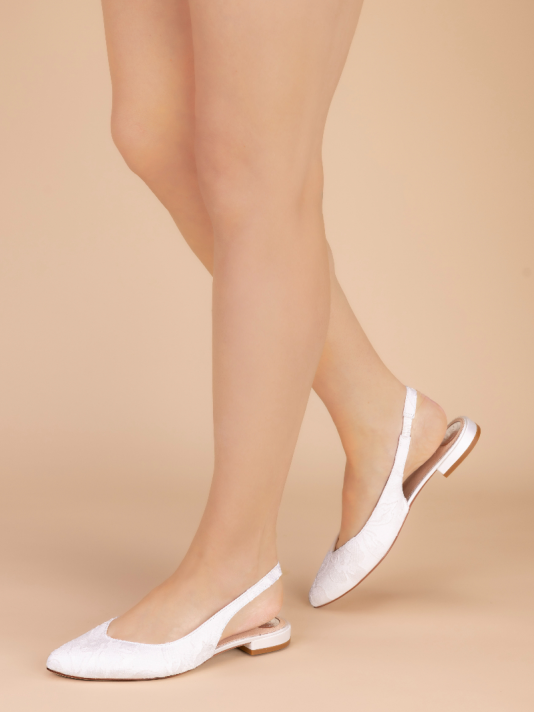 The Perfect Bridal Company Stevie Flock Brautschuhe main product photo