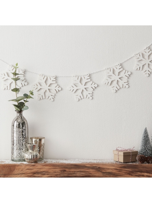 Ginger Ray SNOW-200 Snow Place Like Home Girlande main product photo