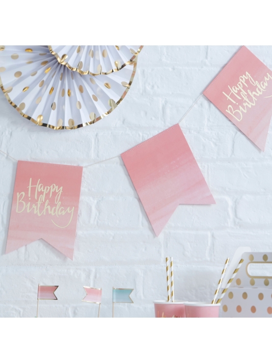 Ginger Ray PM-913 Pick & Mix Happy Birhtday Girlande main product photo